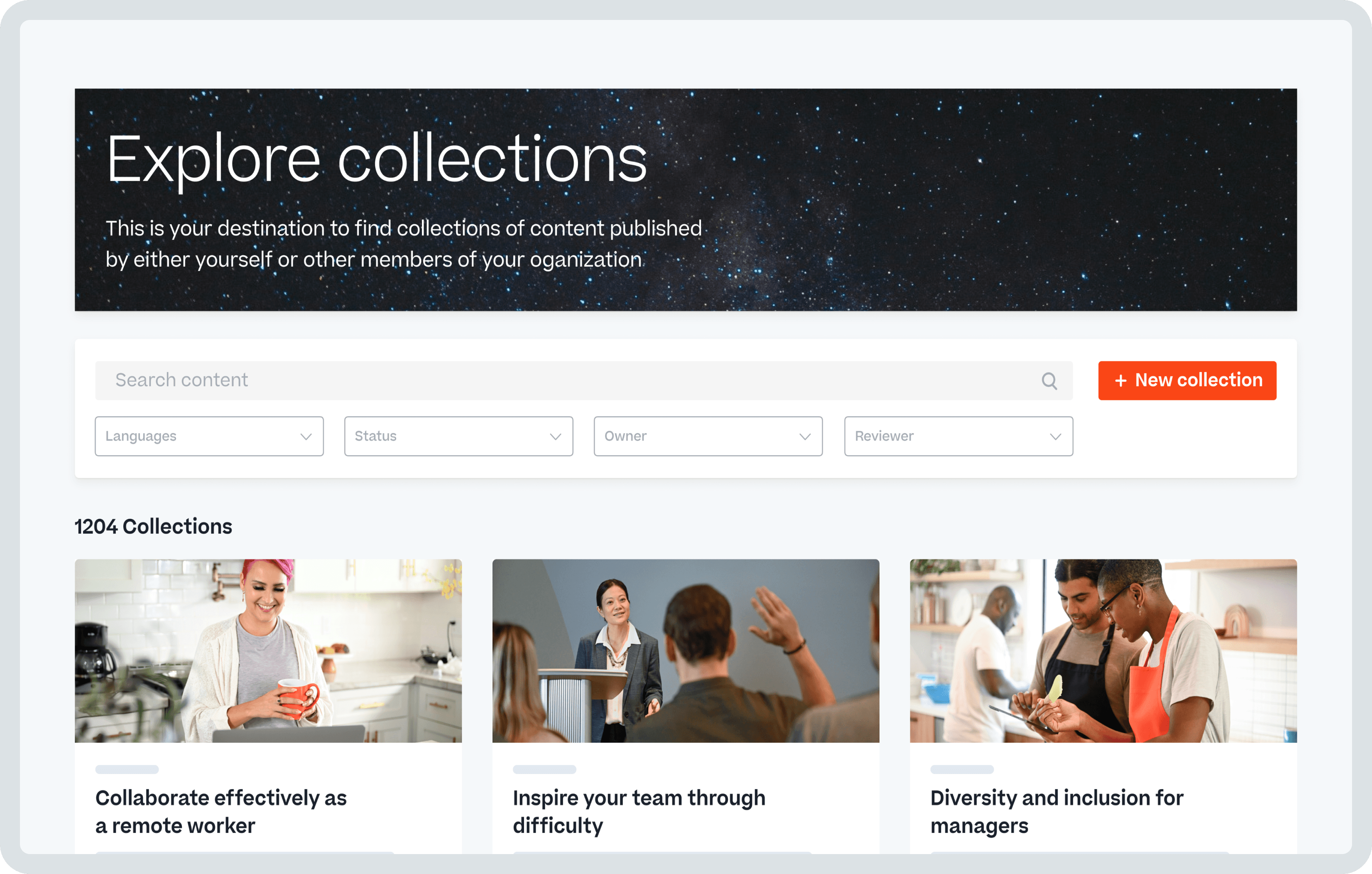 Product screenshot of Cornerstone content for retail offerings.