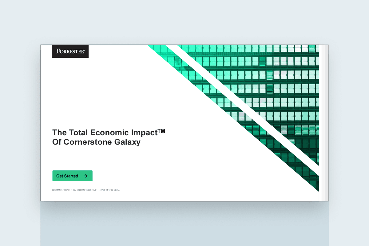 The Total Economic Impact™ of Cornerstone Galaxy